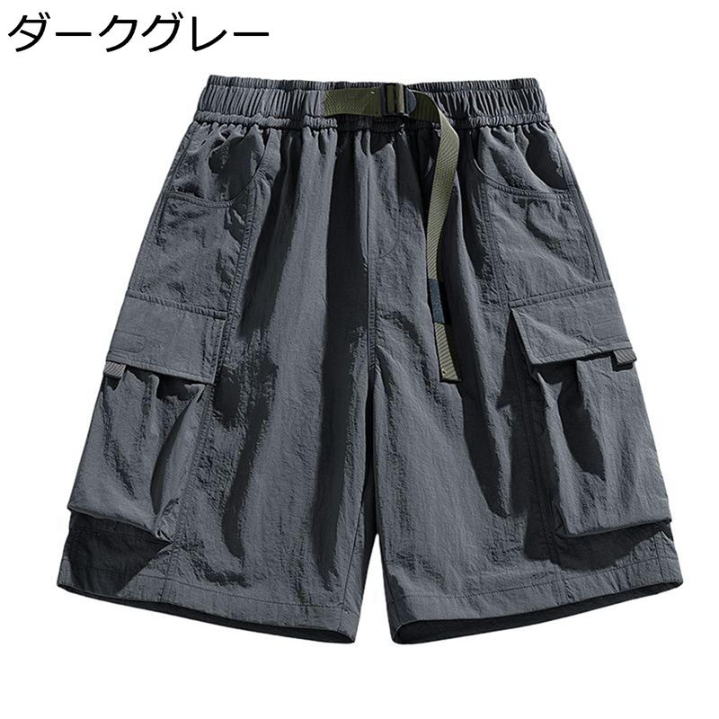 カーゴパンツ メンズ ショーパン 夏 マルチポケット ゆったり ショートパンツ 履き心地いい 速乾性 通気性 耐摩耗性 ショーツ 五分丈 お洒落 ゆったり 大きいサイズ 山登り ミリタリー スポーツ