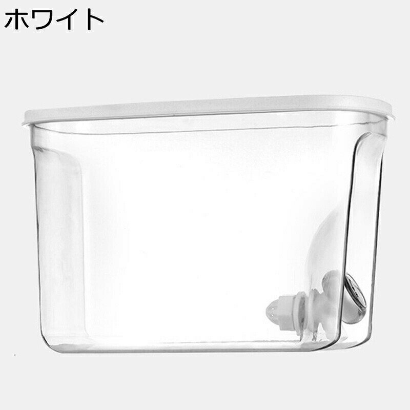 ドリンクピッチャー 冷蔵庫 麦茶ポット ドリンクサーバー 3.5リットル 横置き 飲料水バケット ミニウォーターサーバー 冷水筒 蛇口付き 広口 蓋付き 洗いやすい 家庭用 水タンク