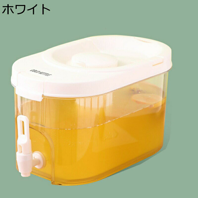 麦茶ポット ピッチャー お茶ポット冷水筒 ドリンクピッチャー ウォーターピッチャー 冷蔵庫ポット 蓋付き 大容量 4L 透明 フィルター付き ドリンクサーバー 広口 卓上 冷蔵庫ジャグ 蛇口付き
