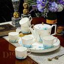 陶器ティーセット 急須 湯呑みセット 茶器揃 陶器ティーポット 陶器コップ 耐熱 職人手作 和風 緑茶 日本茶 紅茶 花茶 コーヒー 料亭 旅館 和食器 飲食店...