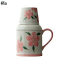 ティーセット ポット 花柄 急須 陶器 陶器ティーポット 陶器コップ 耐熱 手作り 茶道 緑茶 日本茶 紅茶 花茶 コーヒー 料亭 旅館 和食器 飲食店 業務用...
