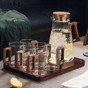 耐熱ガラスポット スリム 麦茶ポット 広口設計 熱湯可 透明 冷蔵庫 直火 飲料 花茶 工芸茶 フルーツティー 冷蔵庫 料亭 旅館 飲食店 業務用 洗いやすい ...