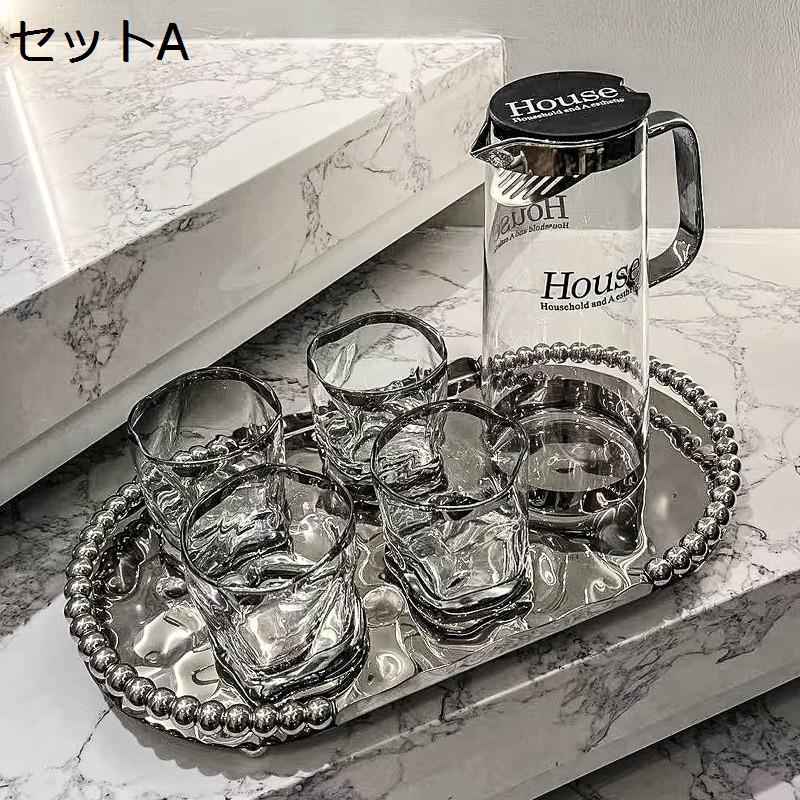 ティーポット 耐熱ガラス ティーポットセット 大容量 広口 軽量 省スペース 麦茶 アイスティー 冷蔵庫 飲食店 家庭用 パーティー 洗いやすい 食洗機対応 誕生日プレゼント