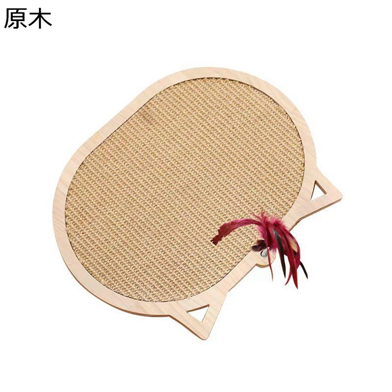 猫用スクラッチャーマット 猫爪 研ぎ 木製 サイザル麻 猫の壁スクラッチャー 壁に貼れる つめとぎ 猫の..