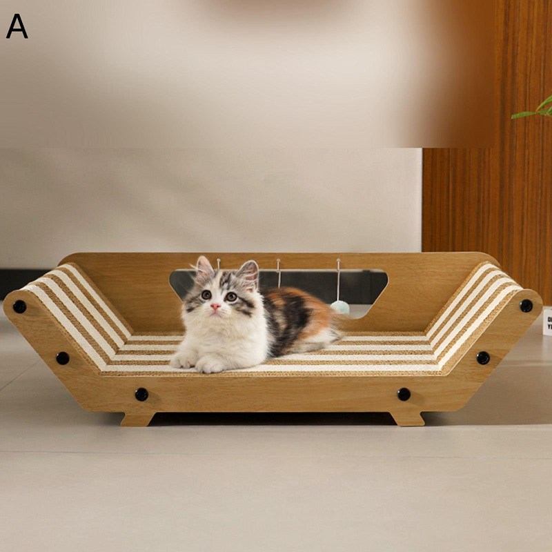 　　　 ◆◇◆人気の秘密◆◇◆ 【Aサイズ】 60*29*16.5CM 【Bサイズ】 60*29*16.5CM 【耐久性】麻紐を細かく編み込まれたボールや耐久性に優れた段ボールを使用しているため、毛羽立ちが少なくカスが出にくい仕様で、掃除の...