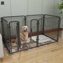 犬 サークル ペットフェンス ペットケージ 犬 ゲージ 犬用 スチール製 コンパクト 室内外兼用 折り畳み式 組立簡単 軽量 省スペース 折りたたみ ウサギ ケージ 動物フェンス