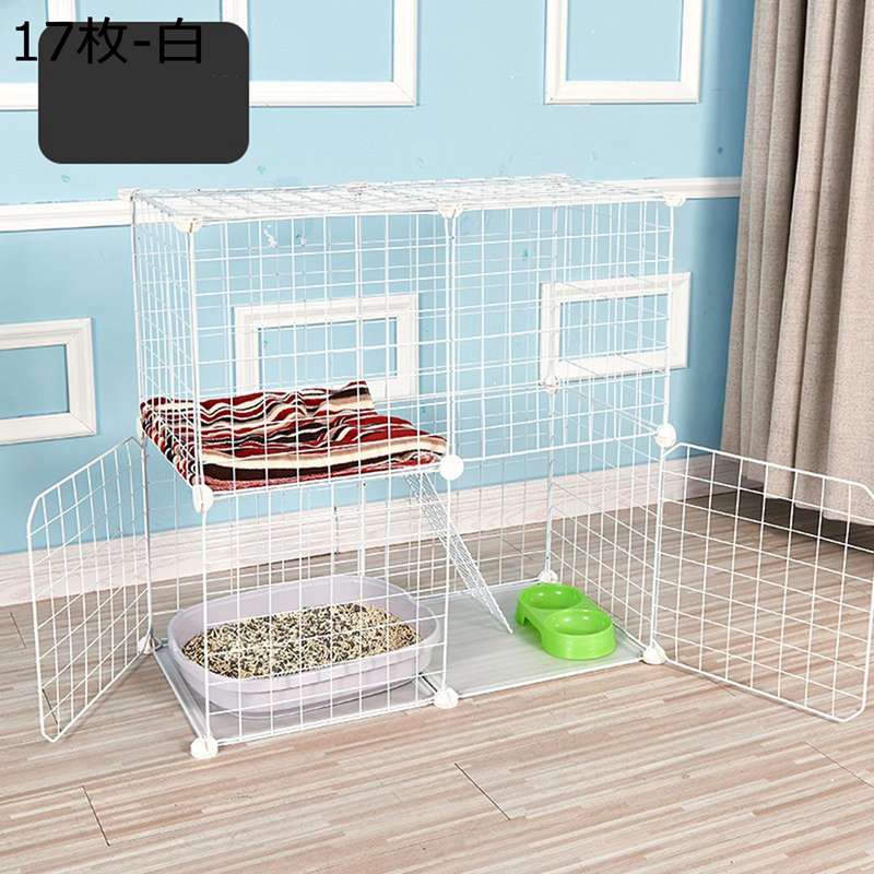 ペットサークル 猫・犬用 うさぎ 半透明パネル ABS樹脂 脱走防止 自由にレイアウト 室内 屋外 置くだけ..