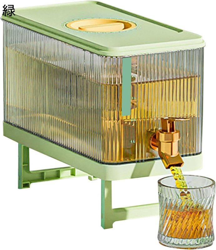 冷水筒 ジュース容器 横置き ポット 冷蔵庫ポット ドリンクピッチャー 蛇口付き 冷水筒 茶ポット 耐熱 保冷 -20°Cから120°C 蛇口付き 4.5L 大容量 目詰まり防止 水タンク 飲料バケット アイスティー 漏れ防止