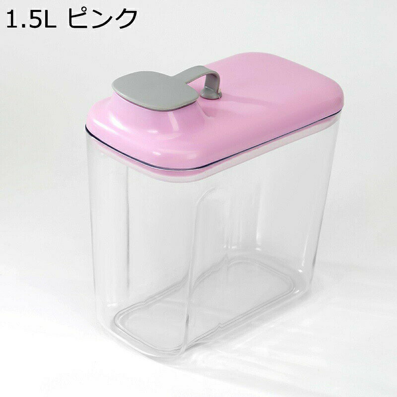 ペットフードストッカー ペットフード保存容器 クリア 密閉 保存容器 ライスディスペンサー 米 省スペース 小型 ペットフード 密閉食物缶 犬猫 エサ入れ 透明可視化 お米、お砂糖 湿気防止