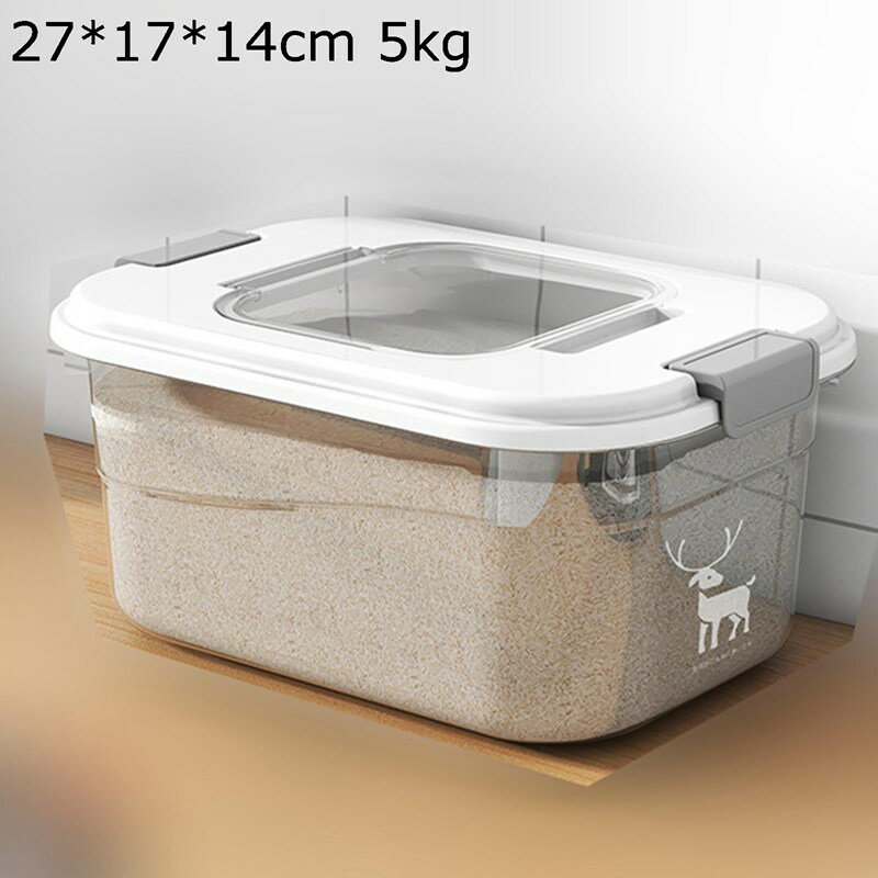 米櫃 ライスストッカー 米びつ ライスボックス 米桶 スリム 隙間 収納ボックス 食品貯蔵タンク ふた付き収納ジャー 鮮度保ち 透明可視化 残量見える 横置き シリアル 米豆 虫除け 食糧収納