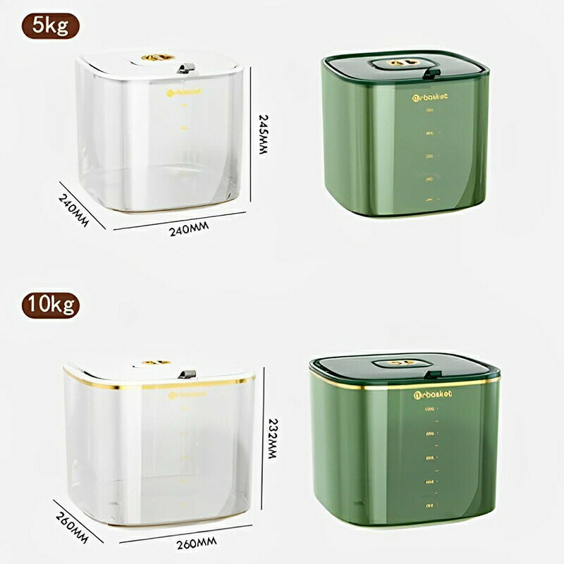 米びつ 米櫃 こめびつ 米入れ お米ケース 米桶 rice container おしゃれ 保存容器 キッチン収納 密閉 蓋付き 防虫 防湿 洗える 鮮度を保ち 大容量 5kg/10kg キッチン用品 お米収納 ライスストッカー