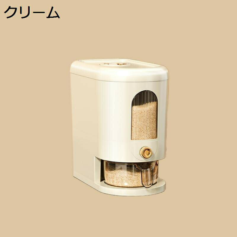 　　　 ◆◇◆人気の秘密◆◇◆ 【厳選された安全なPP素材】PP素材で、密閉・プレスタイプなので有害物質を含みません。洗いやすいプラスチック製軽量米びつ、高密度素材で、食品鮮度を保つ効果があります。 自動開閉機能で便利さUP - 湿気や酸化...