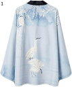 羽織り 和式パーカー 和柄 鶴 鳳凰 プリント シャツ メンズ 和服 甚平 カーディガン 上着 日焼け止め ライトアウター 軽い カジュアル 長袖 薄手 ゆったり 速乾 通気性 ファッション ストリート系 演出服 男女兼用 春夏秋