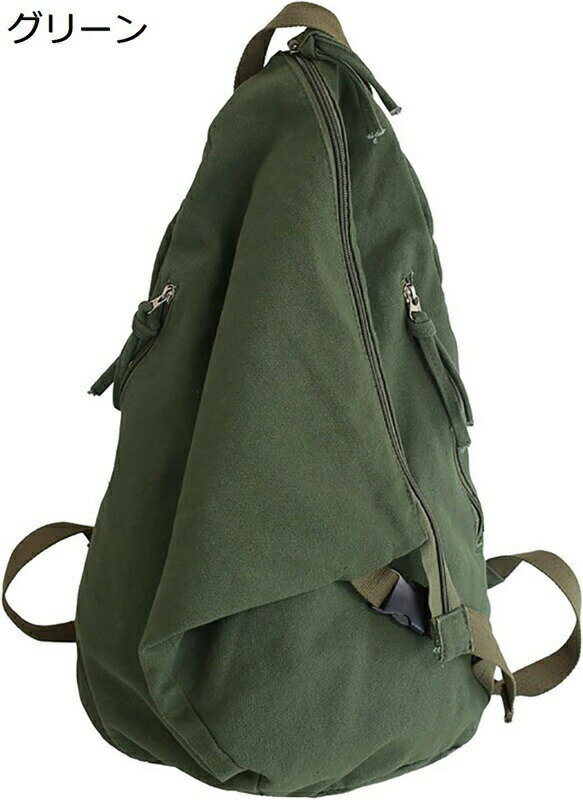 三角シルエット リュック 上品 きれいめ 個性的 軽量 A4収納 オシャレ 可愛い 通勤 通学 シンプル 撥水 背面ファスナー 通勤 通学 旅行 男女兼用