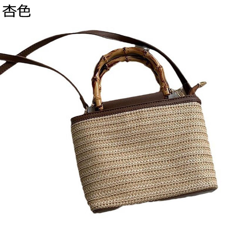 かごバッグ 手編みバッグ 大容量 手提げバッグ 肩掛けバッグ 夏用 リゾート 編み込み ペーパー素材 サマーバッグ 軽量 収納簡単 スマホ/財布/小物収納 可愛い 女の子 女性 通勤 日常 INS プレゼント