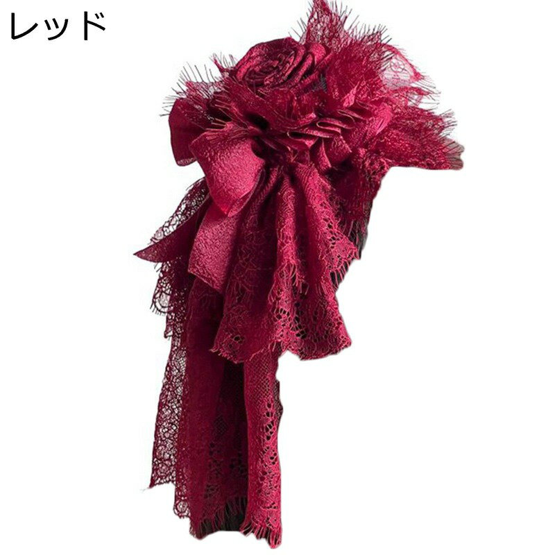 ロリータアクセサリー ヘアアクセサリー 花嫁 ベール Lolita 髪飾り リボン レース フリル 薔薇 お花 コスプレ 仮装 華麗 お姫様 お嬢さん カチューシャ クリップ チャーム 可愛い 宮廷風 撮影道具