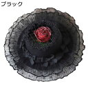 ロリータ ミニハット 礼帽 カクテルハット 白薔薇 黒バラ メッシュ チャーム ヘッドドレス 髪飾り ヘアアクセサリー レース 蝶結び エレガント フリル 甘ロリ 萌え かわいい コスプレ lolita 姫系