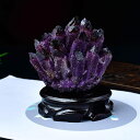 紫水晶 天然石 クリスタル 天然水晶 置物 天然石 六角柱 ベース付き さざれ石 浄化セット 玄関 開運グッズ 瞑想グッズ 風水 浄化 恋愛運 結婚運 金運 仕...