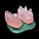 ピンク水晶 オシドリ 天然水晶 クリスタル ピンククリスタル 愛情の鳥 愛情守り 愛情の運 風水置物 インテリア パワーストーン 天然石 水晶 縁起物 開運 幸運石 恋愛運 健康運 仕事運 金運 瞑想 お守り 装飾品