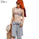 ビキニ 水着 レディース 上下セット 三角トップ タイサイドビキニ ブラジリアン セクシー 花柄 ホルターネック レトロ 胸パッド ビーチウェア スイムウェア 女性らしい スイミング 旅行 海