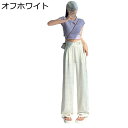 シルク風 ワイドパンツ 竹柄 レディース 夏 ロングパンツ ストレート 光沢感 サテン ジャカ一ド 大きいサイズ ルーズ バギーパンツ 長ズボン 通気 美脚 ド...