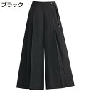 花柄 キュロットパンツ シフォン レディース M-3XL スカート風 aライン ガウチョパンツ 9分丈 大きいサイズ ゆったり スカーチョ キュロット 春夏 通気 薄手 ドレープ バギー 婦人 優雅