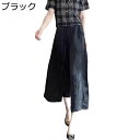 キュロットパンツ 七分丈 レディース サテン ドレープ ガウチョ ワイドパンツ バギーパンツ ハイウエスト カジュアル カジュアル 無地 夏 大きいサイズ バギーパンツ スカート風 aライン ドレープ