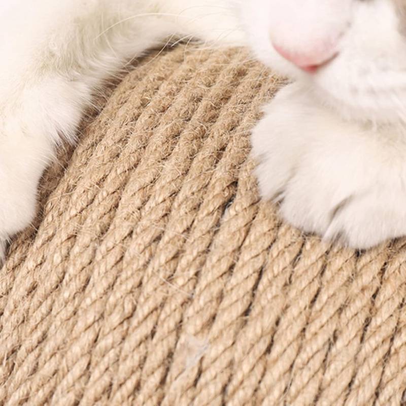 木製 猫用爪とぎポール キャットタワー 猫用タワー ダブルボール 猫ポール 麻縄巻き 可愛い ネコの爪とぎ 据え置き型 2匹用 組み立簡単 おもちゃ ストレス解消 コンパクト 省スペース