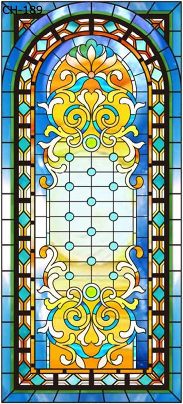 ステンドグラス アンティーク すりガラスシート 目隠しシート ガラスフィルム 粘着性 窓 断熱 飛散防止シート 窓用フィルム 遮光シート 結露防止 UVカット 浴室 風呂 玄関 すりガラス調 窓用フィルム 30x80cm