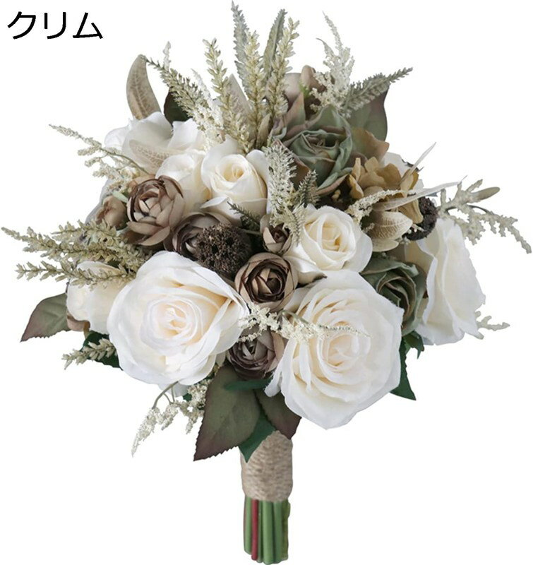花束 ウェディング 花嫁ブーケ 枯れない花 バラ シルクフラワー ユーカリ 北欧風 造花飾り ギフト 結婚式 人工観葉植物 美術館 ホーム 庭園 キッチン オフィス 喫茶 ラナンキュラス INS 写真撮影 部屋飾り お誕生日