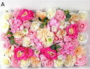 人工ツゲパネル フラワー壁パネル インテリアグリーン人工観葉植物 アートパネル グリーン 造花 フェイクグリーン 壁装飾 屋外 バラ 壁 結婚式 装飾 背景花壁 モール 窓 植物壁