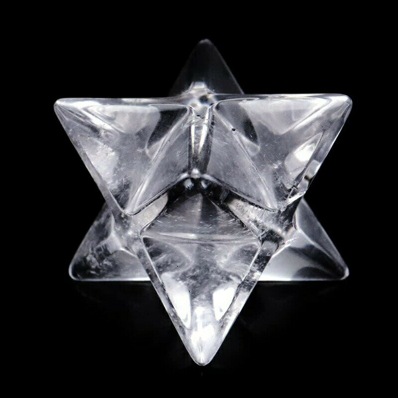 レムリアンシード マカバスター 神聖幾何学 六芒星 マルカバスター 水晶 天然石 ブラジル バイーア産 ..