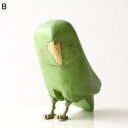 ふくろう フクロウ 梟 置物 かわいい おしゃれ 木製 オブジェ 手のひらサイズ ウッド エスニック インテリアオブジェ カラフルウッド フクロウ