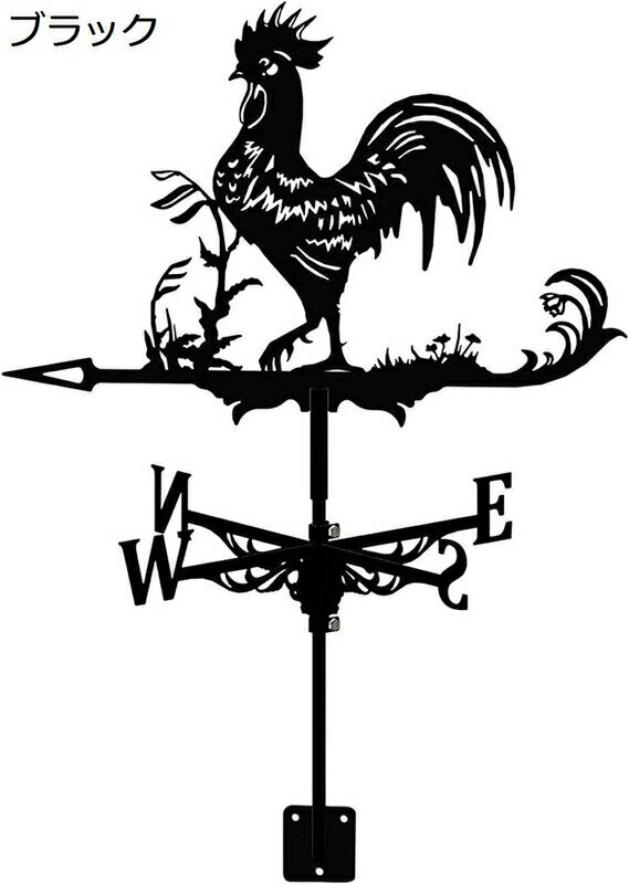 おんどり おんどり 風見鶏 ステンレス鋼 ガーデンステーク 風見鶏 測定ツール 風向インジケータ 風見鶏 屋外の金属製品