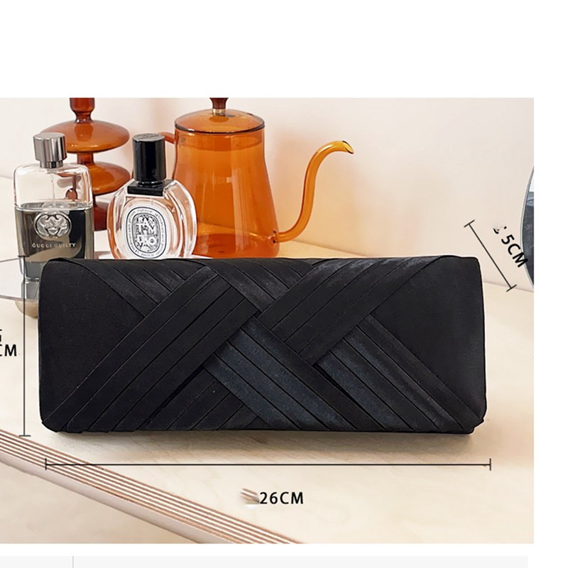 パーティーバッグ 手持ちバッグ ハンドバッグ サテン クロス ストライプ 長財布 大きめ レディース クラッチバッグ 光沢感 ショルダー 2way 簡約 無地 シンプル 宴会 結婚式 披露宴 卒業式 おしゃれ