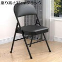 折り畳みチェア パイプイス オフィス椅子 事務椅子 会議室用 リビングチェア 背付 在宅勤務 オフィス 会社 講義 講習 打ち合わせ コンパクト収納 持ち運び便利 滑り止めゴム足 組立不要 簡易椅 イス
