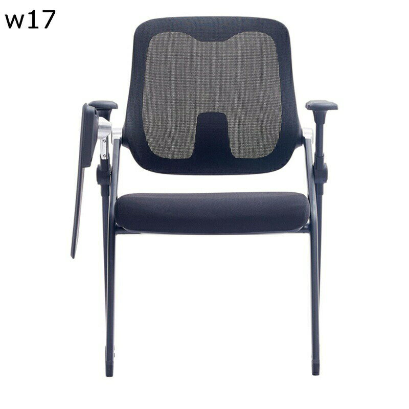 折り畳みチェア オフィス椅子 テーブル一体型 メッシュチェア 通気性 背もたれ 事務椅子 会議椅子 リビ..