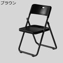 オフィスチェア パイプイス 折り畳みチェア ミーティングチェア 背付 コンパクト 省スペース 滑り止めゴム足 会議室用 講義 講習 勉強 レセプション コンパクトパイプ椅子 在宅勤務 耐磨耗