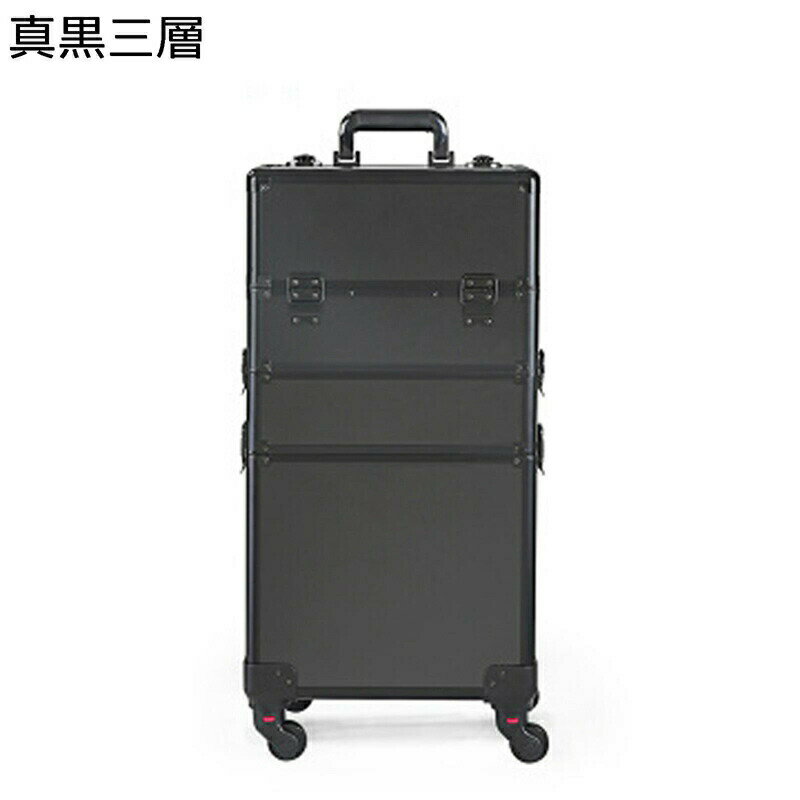 キャスター付き トロリーケース 収納ボックス メイク箱 多層 業務用 大容量 メイクケース ナイロン 仕切り 4輪 ホイール 救急箱 ヘアスタイリストメイクアップケース 美容師 トラベル 旅行 防水 安定