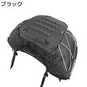 バイク用シートバッグ シートバッグ リアバッグ 荷物固定ベルト付き バッグ上部積載可能 撥水 防水 耐傷 軽量 簡単固定 ツーリング オートバイ キャンプ アウトドア