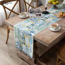 長方形テーブルランナー 魚 テーブルランナー ジャカード さかな ビーズ付き センターテーブル 食卓ランナー テレビキャビネットマット 装飾 結婚式 レストラン...