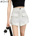 ハーフパンツ レディース 3分丈 無地 ワイドパンツ ズボン Aライン ボトムス カジュアル ゆったり 短パン キュロット ファッション ハイウエスト ガーコパ...