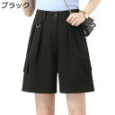 レディース スラックス ショットパンツ スーツパンツ aライン ショットパンツ ゆったり バギー ガウチョパンツ 夏 大きいサイズ カジュアル ハイウエスト 通気 前開きジッパー 通勤 OL コンサバ系