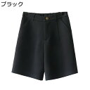 夏 ショーツ レディース ビジネススラックス スラックス スーツパンツ ミニ丈 ショットパンツ ゆったり ストレート 薄手 大きいサイズ 5分丈 ハイウエスト ハーフパンツ カジュアル ワイド コンサバ系
