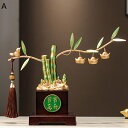 竹の置物 元寶 鳥 風水グッズ クリエイティブアクセサリー 本物そっくり 植物 動物 中華風 飾り物 工芸品 運気アップ 開運厄除 繁栄 浄化 インテリア 玄関 新築祝い 引っ越し 贈り物 プレゼント オフィス