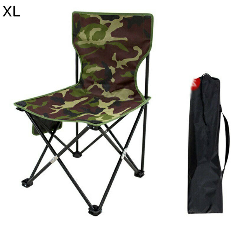 迷彩野折椅子外便携式野餐椅公露垂椅沙椅厂家批