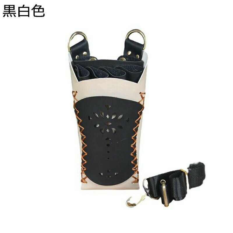 シザーケース シザーバッグ 美容師 理容室 家庭用 理髪 4丁挿し 理髪はさみポーチ プロ仕様 コーム ダッカールピンなどの収納 大容量 ツールバッグ 2way 携帯用 斜めがけ ストラップ付き pu革 機能的