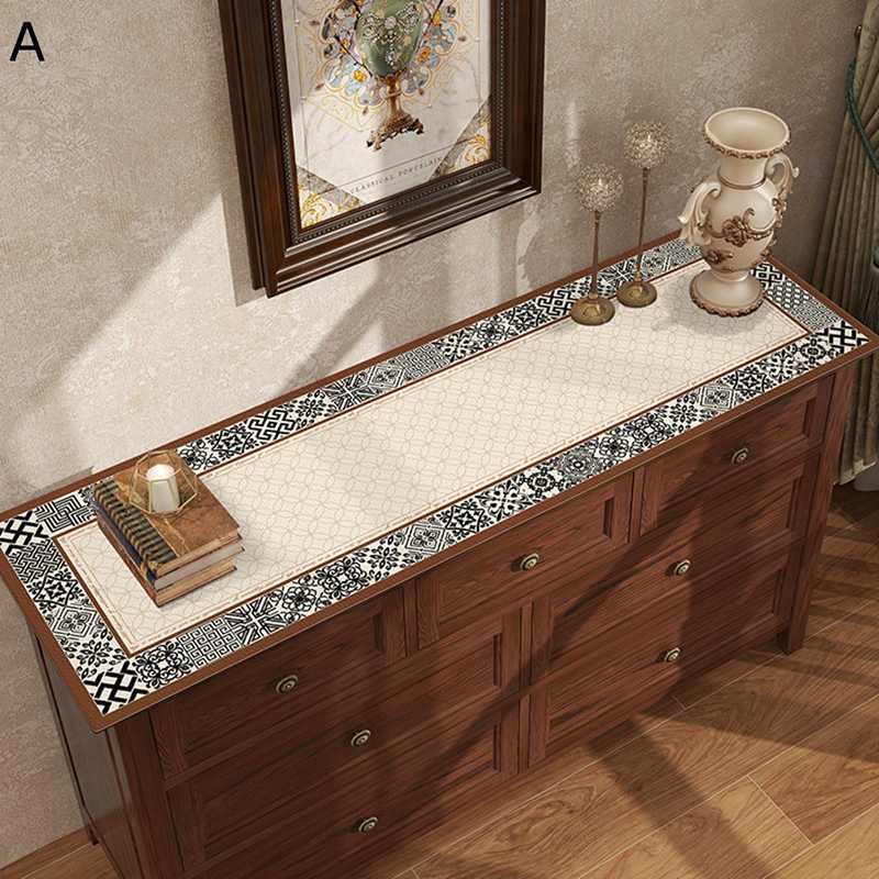 テーブルクロス PU ストライプ ビニールクロス テーブルマット デスクマット テレビ棚マット テーブルカバー 厚手 撥水加工 耐熱 防水 耐油 撥水 耐久 汚れに耐える 手入れ簡単 食卓飾り