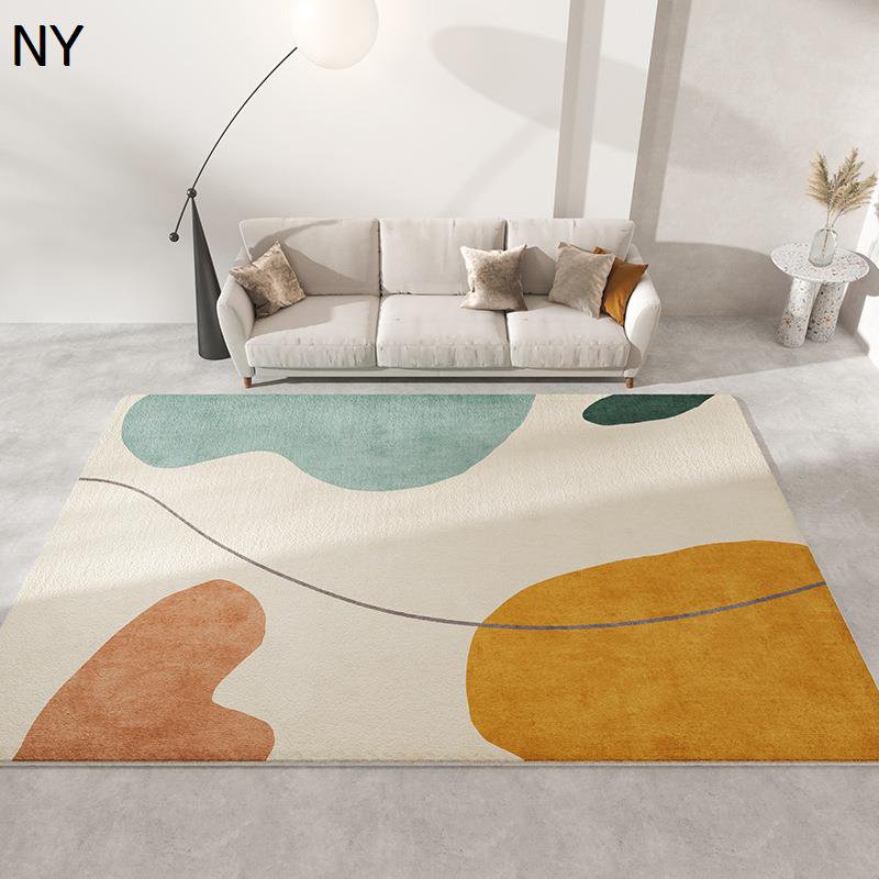 カーペット 可愛い フロアマット 大判 敷物 床保護マット ずれない お洒落 防ダニ 抗菌 防臭 触さよい ..