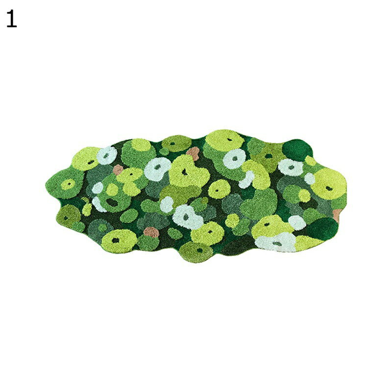 ラグ カーペット 芝生 ラグマット 毯 ベッドサイド シャギーラグ 異型 シャギー敷物 可愛い インテリア 花柄 フロアマット 防塵 へこみ防止 防滑 耐摩耗性 軽量 居間 民泊 寝室 屋内 四季通用